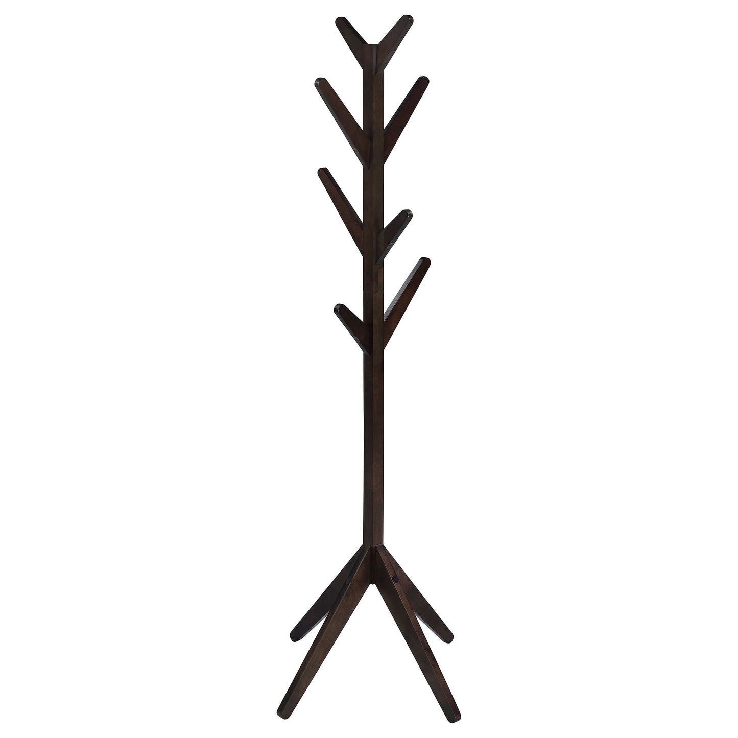 Margaret Solid Wood Coat Rack Clothing Hanger Natural Oak