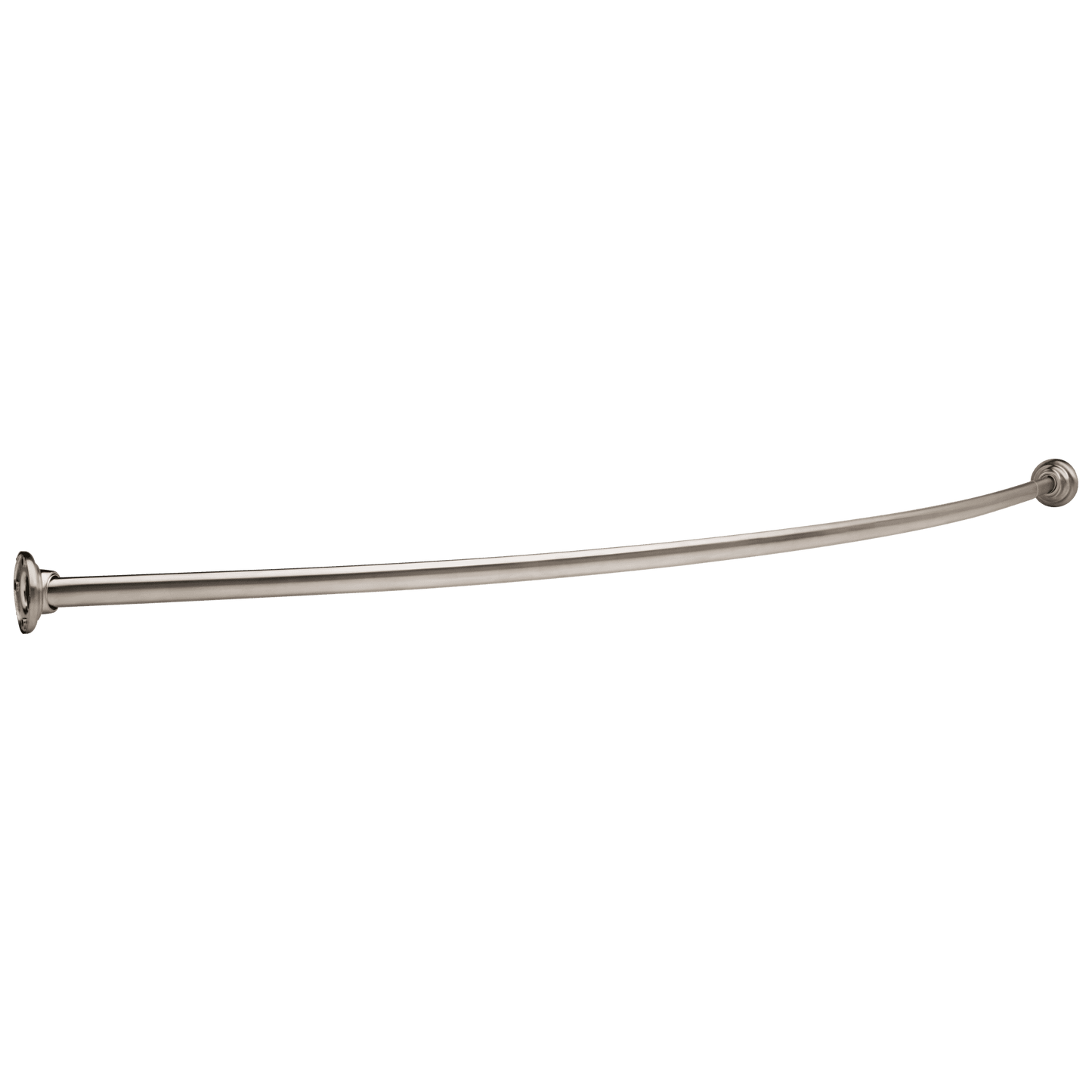 Commercial Other: 1-1/4" x 6' Metal Shower Rod with Flanges, Concealed Screws