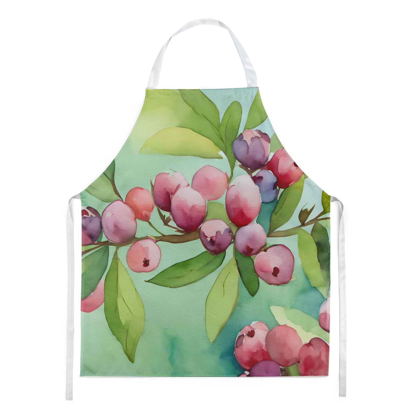 Connecticut Mountain Laurels in Watercolor Apron 27 in x 30 in