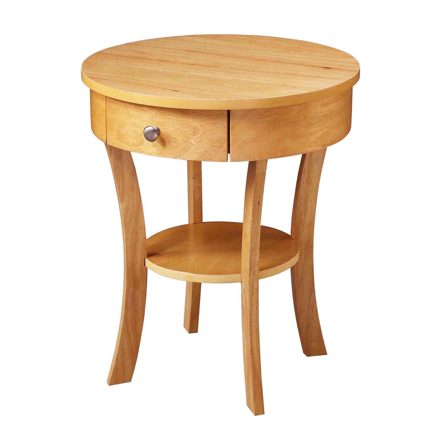 Convenience Concepts Classic Accents Schaffer 1 Drawer End Table with Shelf, Natural