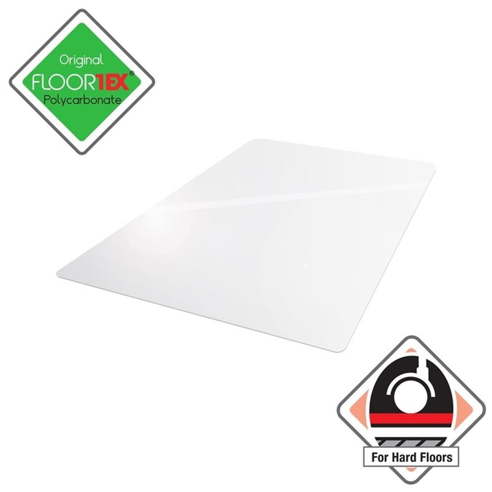 CraftTex® Clear Floor Mat for Hard Floors - 35" x 47"