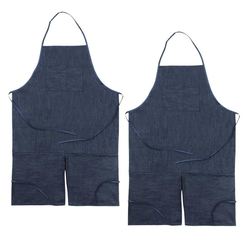 Creativity Street Adult Apron, Dark Blue Denim (2 Count)