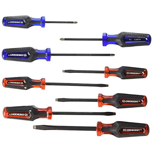 Crescent Diamond Coated Screwdriver Set 8 pc.