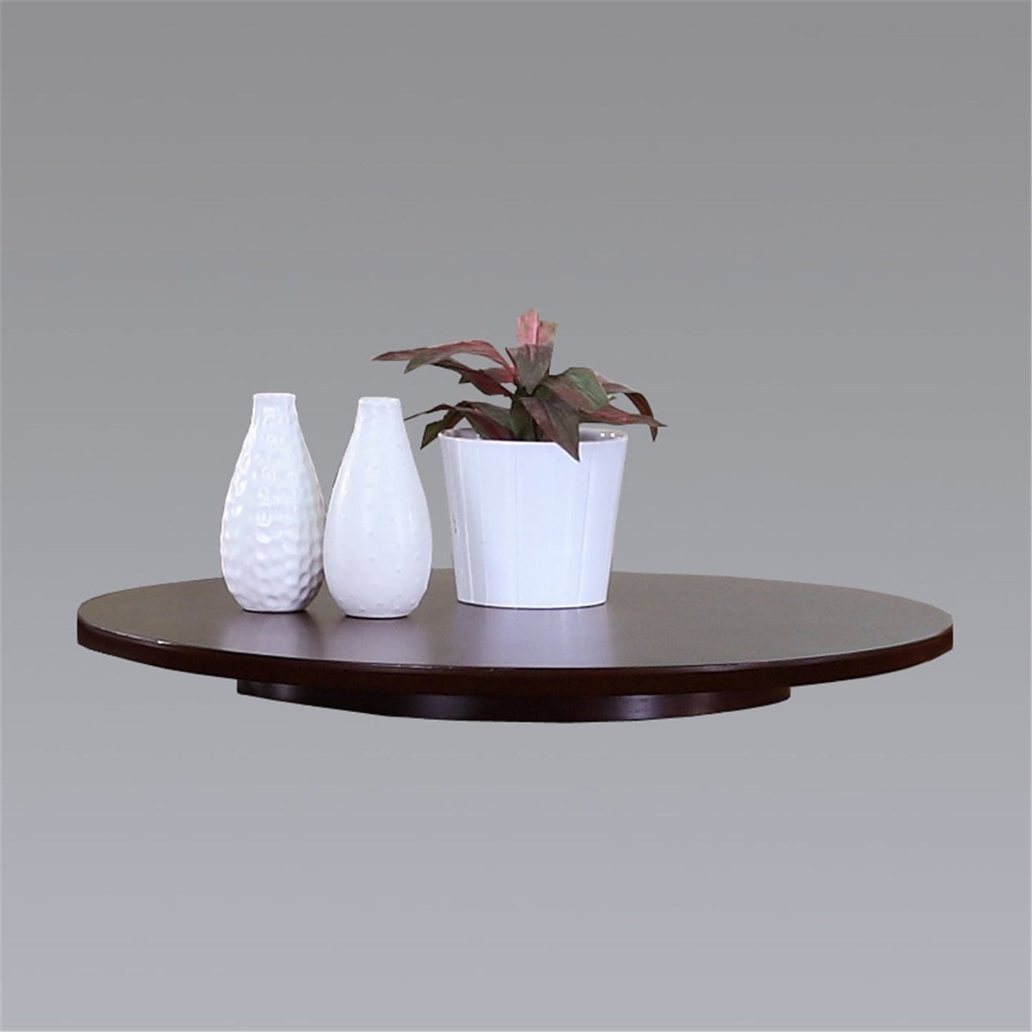 Crown Mark Ferrara 21" Spinning Lazy Susan MDF with Pine Veneer
