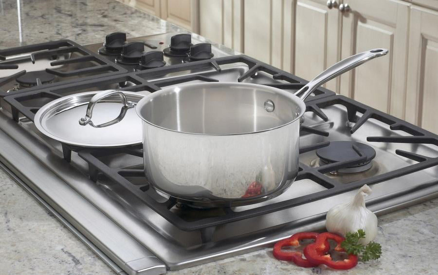 Cuisinart Chef'S Classic Stainless Steel 3 Qt. Saucepan W/Cover