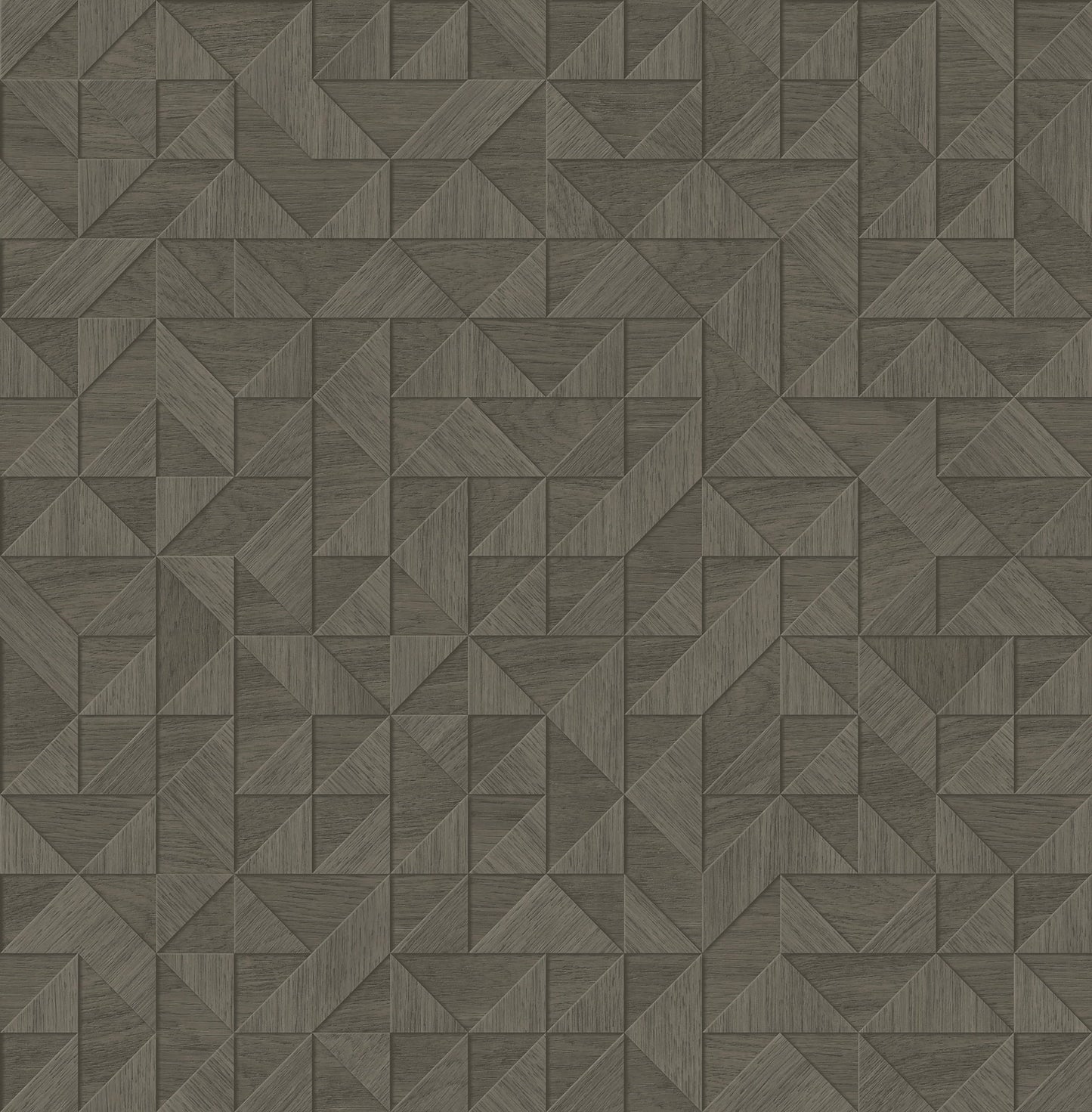 Decorline Gallerie Dark Grey Triangle Geometric Wallpaper