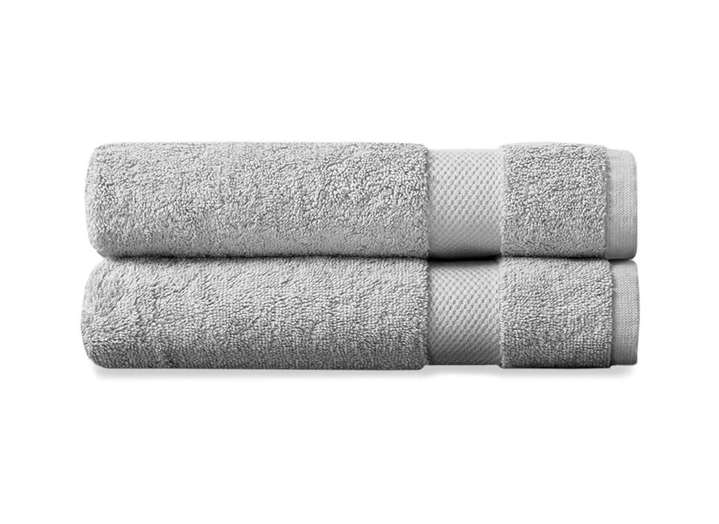 Delara Organic Cotton Luxuriously Plush Hand Towel Pack of 2 | GOTS & OEKO-TEX Certified | Premium Hotel Quality Towels | Feather Touch Technology|650 GSM Soft,Quick Dry & Ultra-Absorbent
