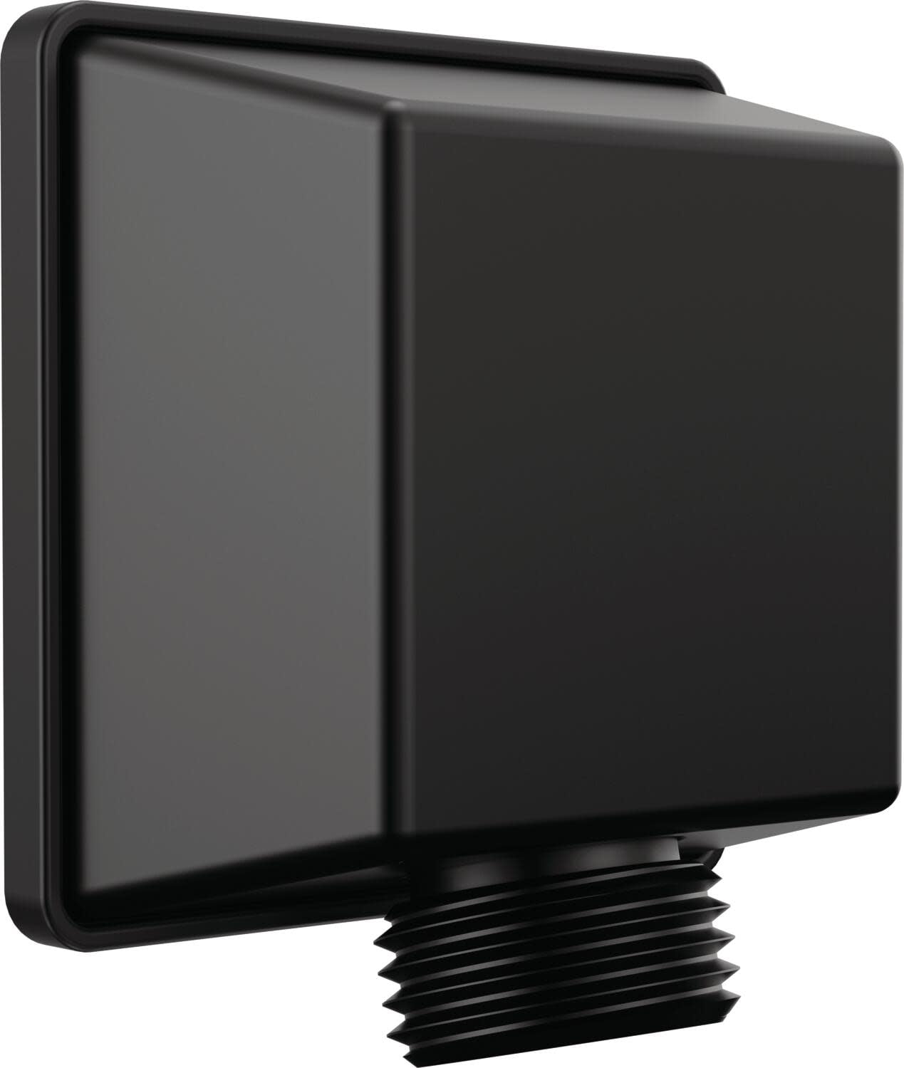 Delta Square Wall Elbow for Hand Shower in Matte Black 50570-BL