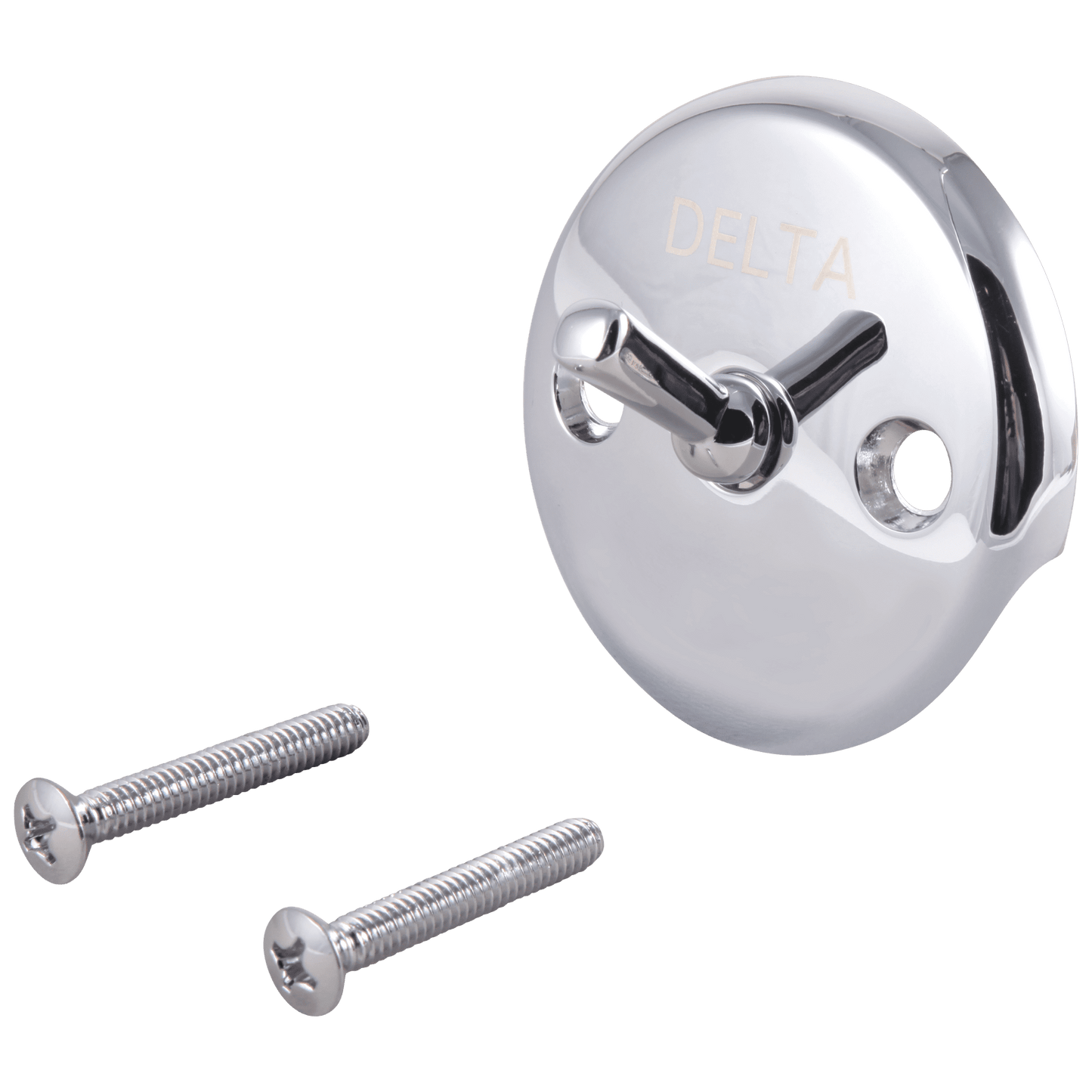 Delta Trip Lever Overflow Plate & Screws in Chrome RP31555