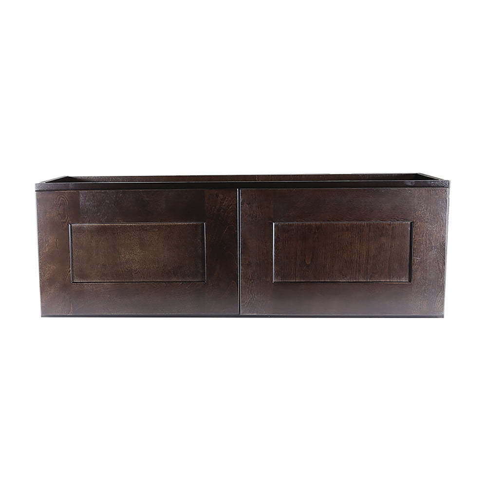 Design House Brookings Ready to Assemble Bridge Wall Kitchen Cabinet (36" x 21" x 12"), Espresso