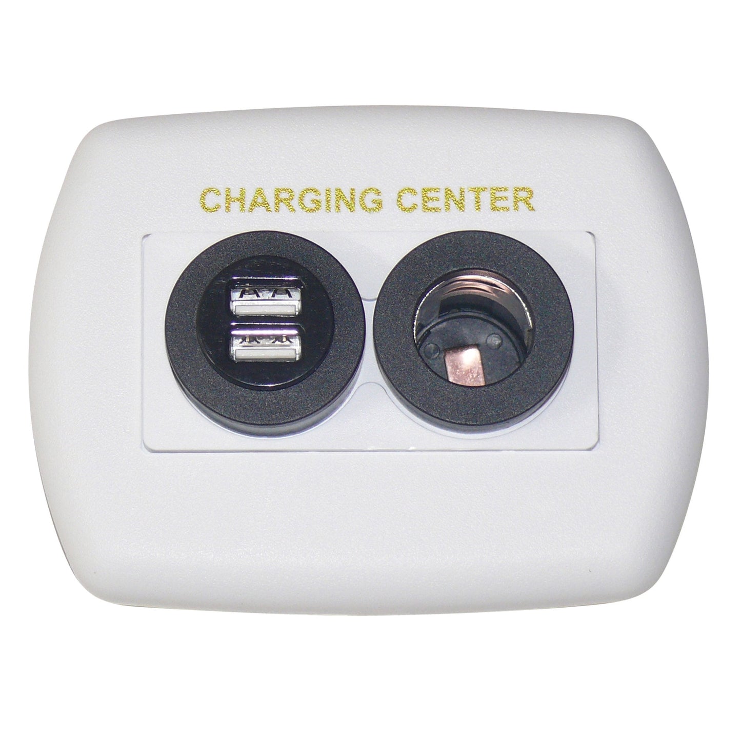 Diamond Group DG61023VP Eurostyle USB/12V Charging Center - Black