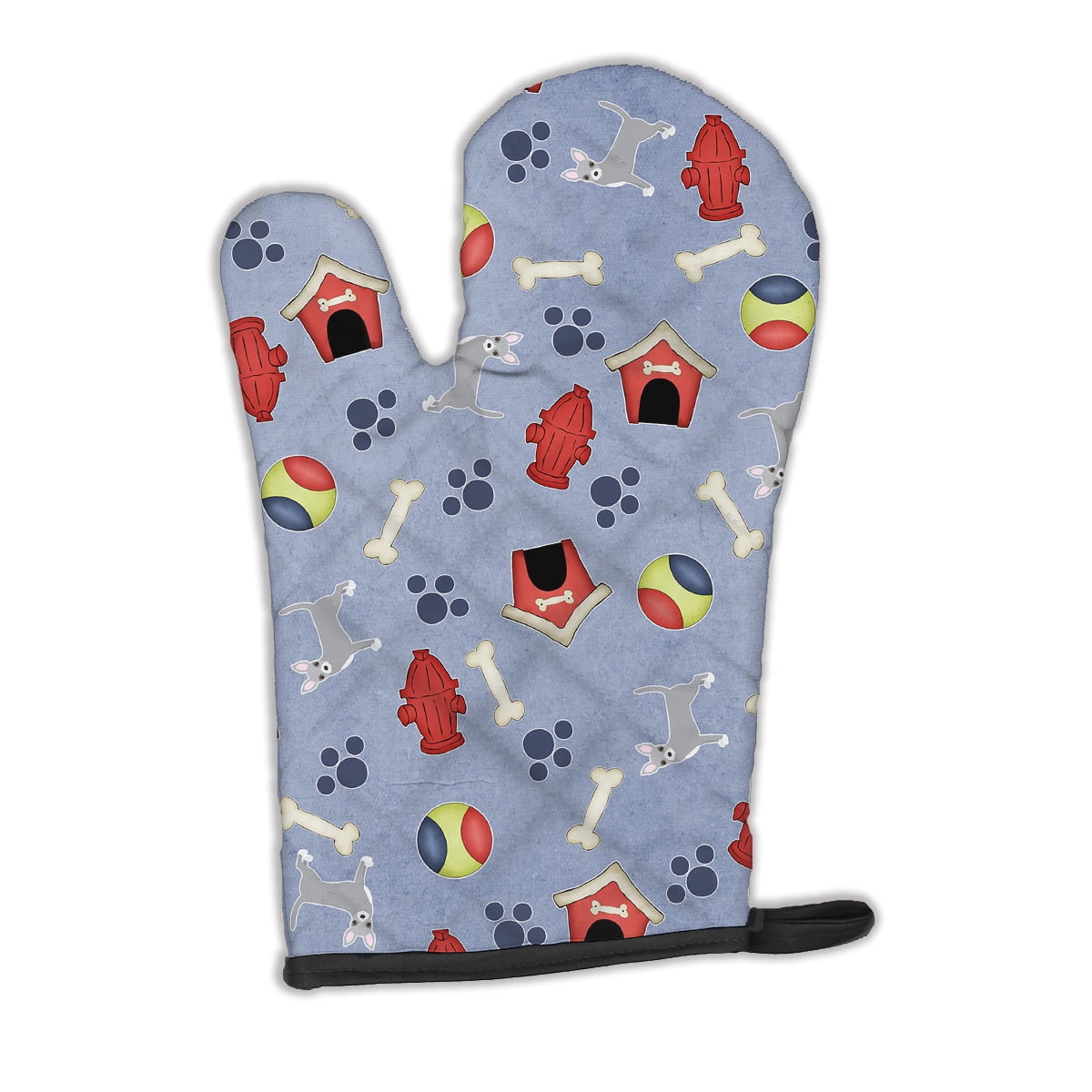 Dog House Collection Blue Chihuahua Oven Mitt