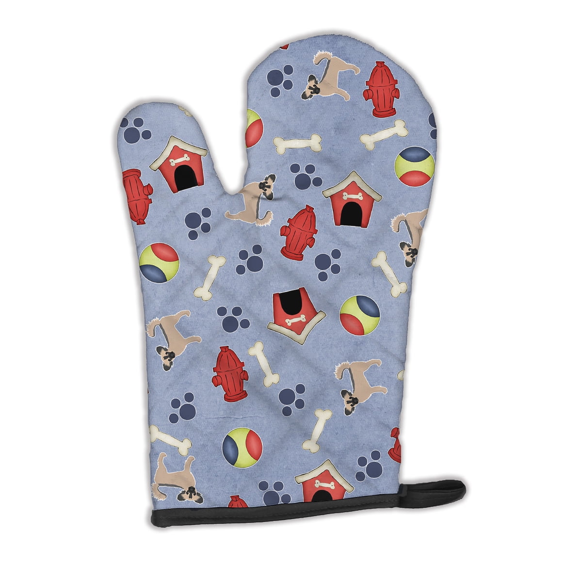 Dog House Collection Longhair Black Tan Chihuahua #2 Oven Mitt