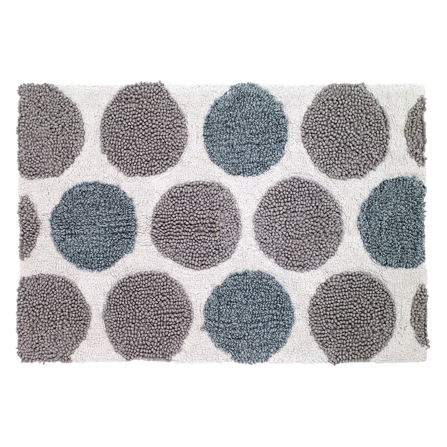 Dotted Circles Rug White