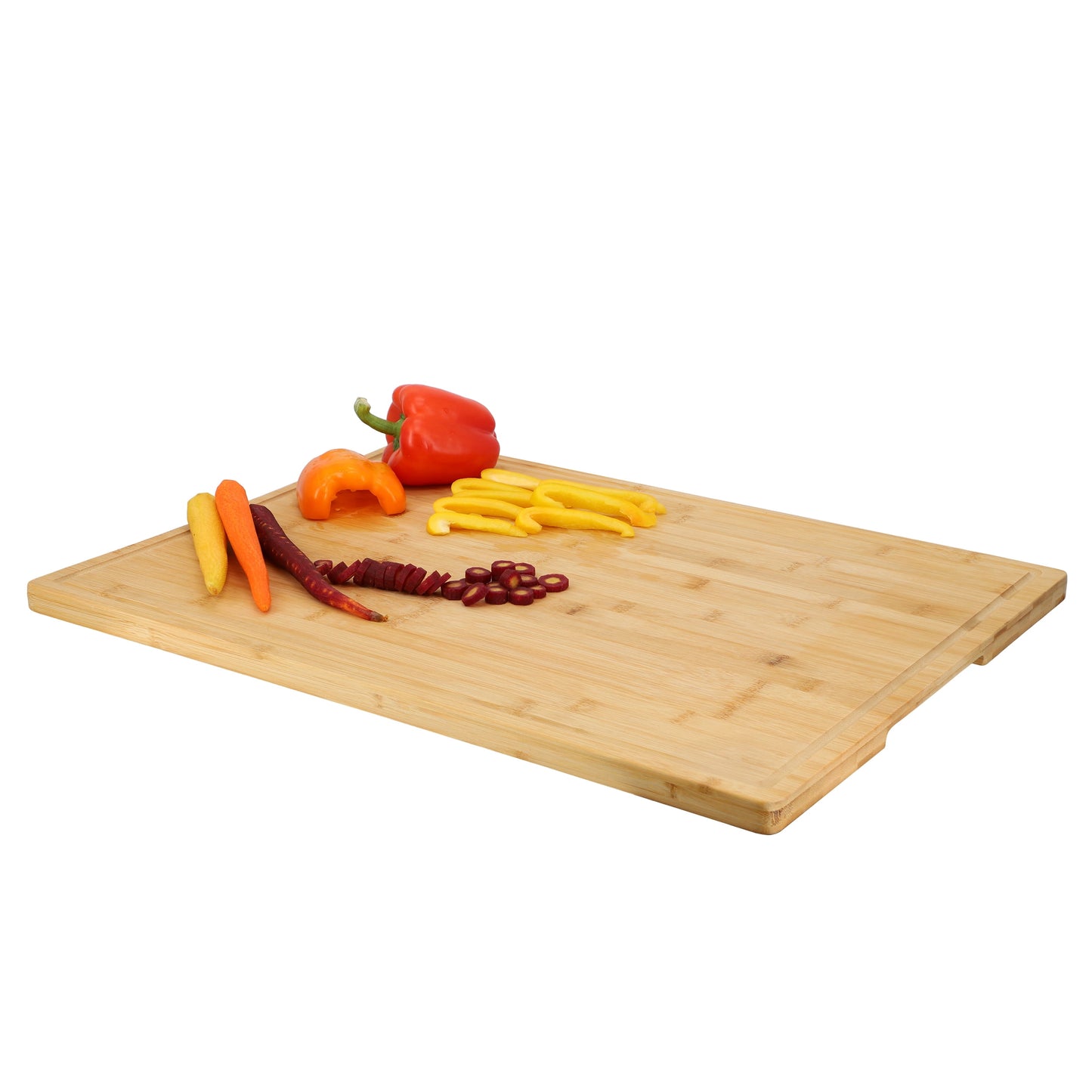 Elama 20 x 14 Inch Rectangle Bamboo Cutting Board