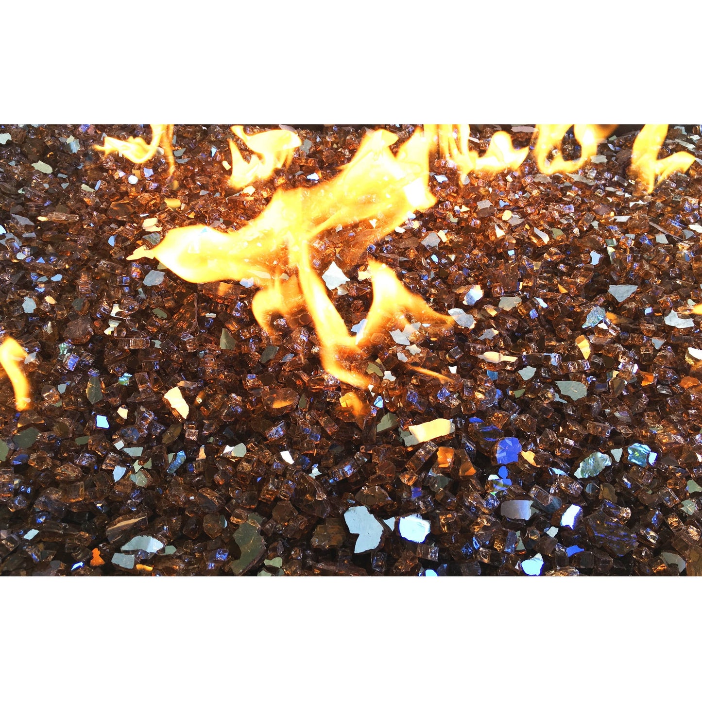 Element Fireglass 1/4" Cobre Reflectante Fire Glass, 10 lb