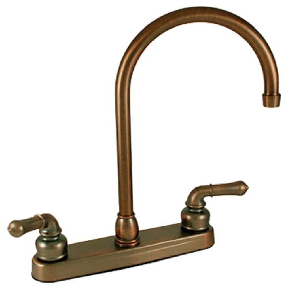 Empire Brass U-YCH800GS Chrome 8" Hi-Arc Kitchen Faucet with Tea Pot Handles