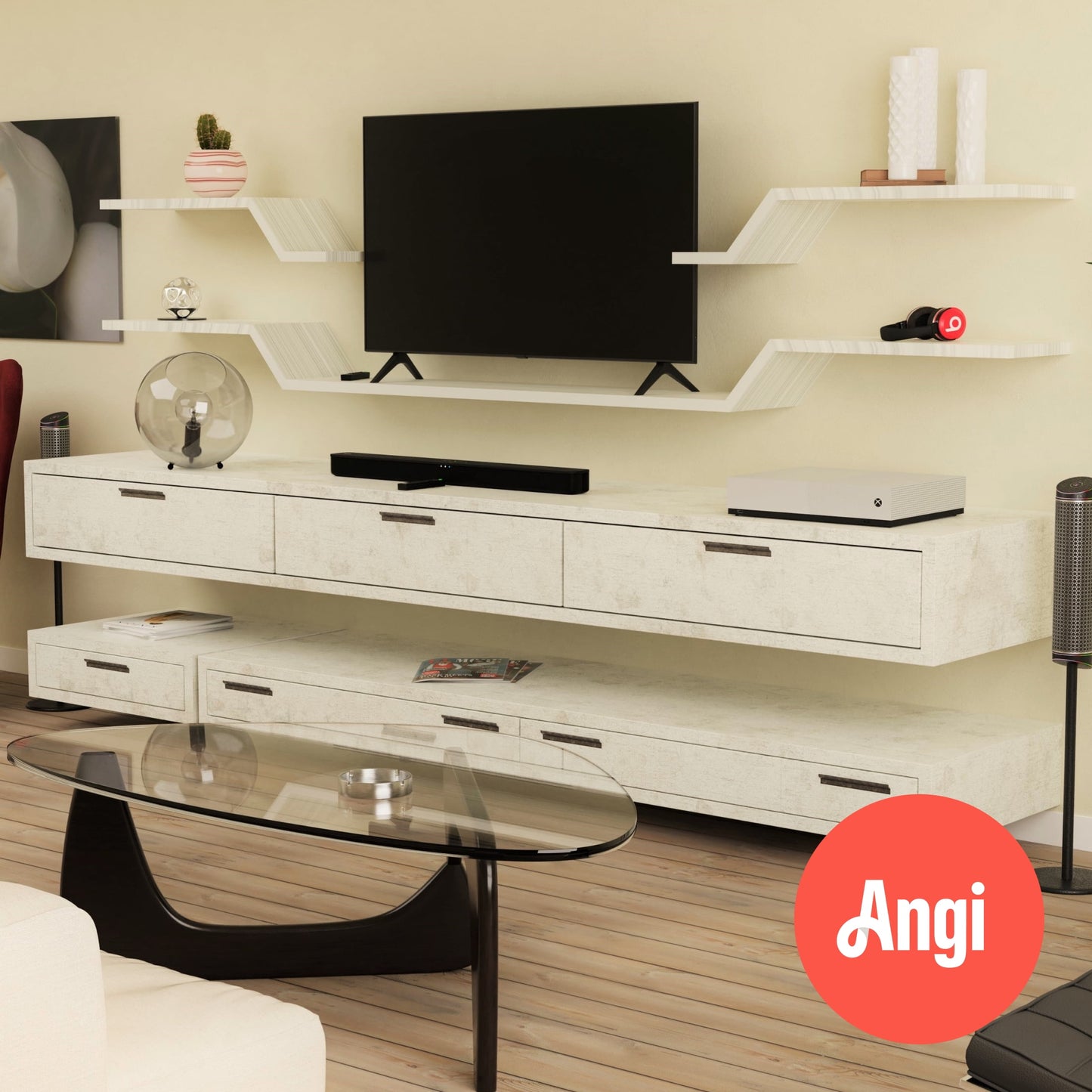 Entertainment Center Assembly