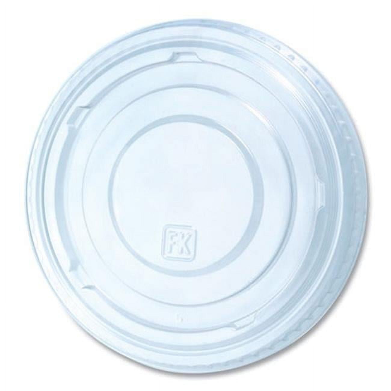 Fabrikal FABLKC1624F 16 to 24 oz Greenware Cold Drink Lids, Clear - Pack of 1000