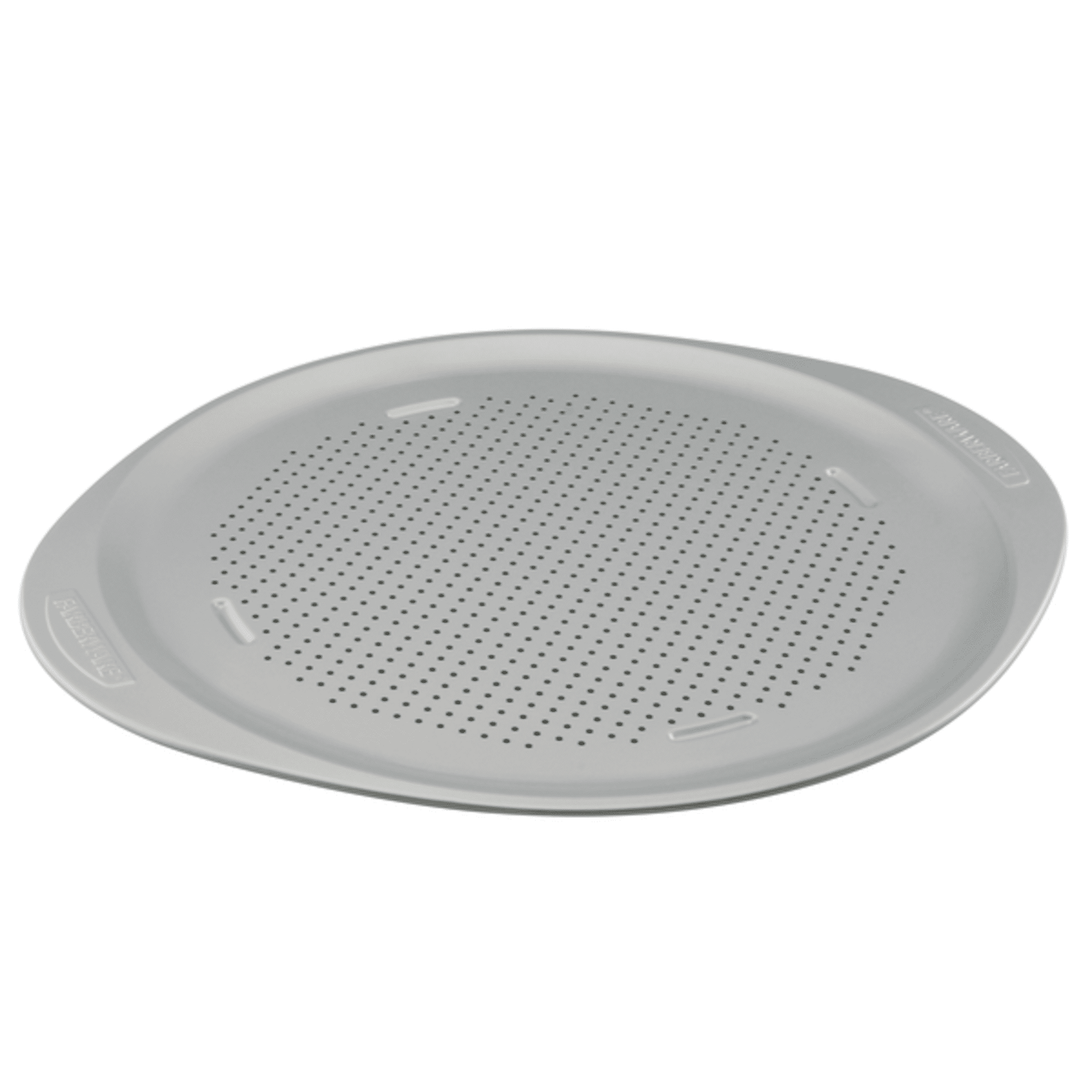 Farberware GOLDENBAKE 15.5 Inch Nonstick Perforated Pizza Pan, Dishwasher Safe and Oven Safe to 450°F, Light Gray