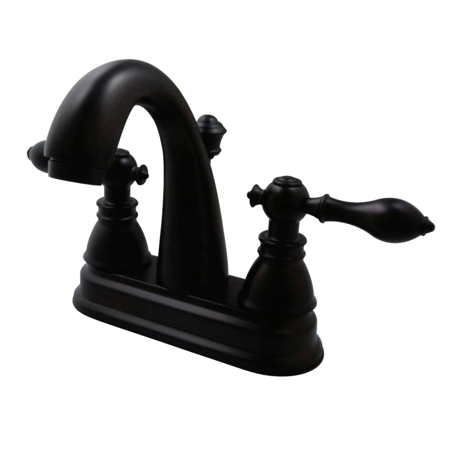 Fauceture FSY5615ACL American Classic 4 in. Centerset Bathroom Faucet with Plastic Pop-Up, Oil Rubbed Bronze