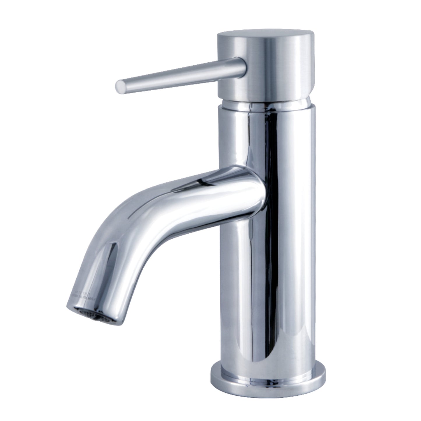 Kingston Brass LS8221NYL New York One-Handle 1-Hole Bathroom Faucet with Push Pop-Up Drain in Polished Chrome