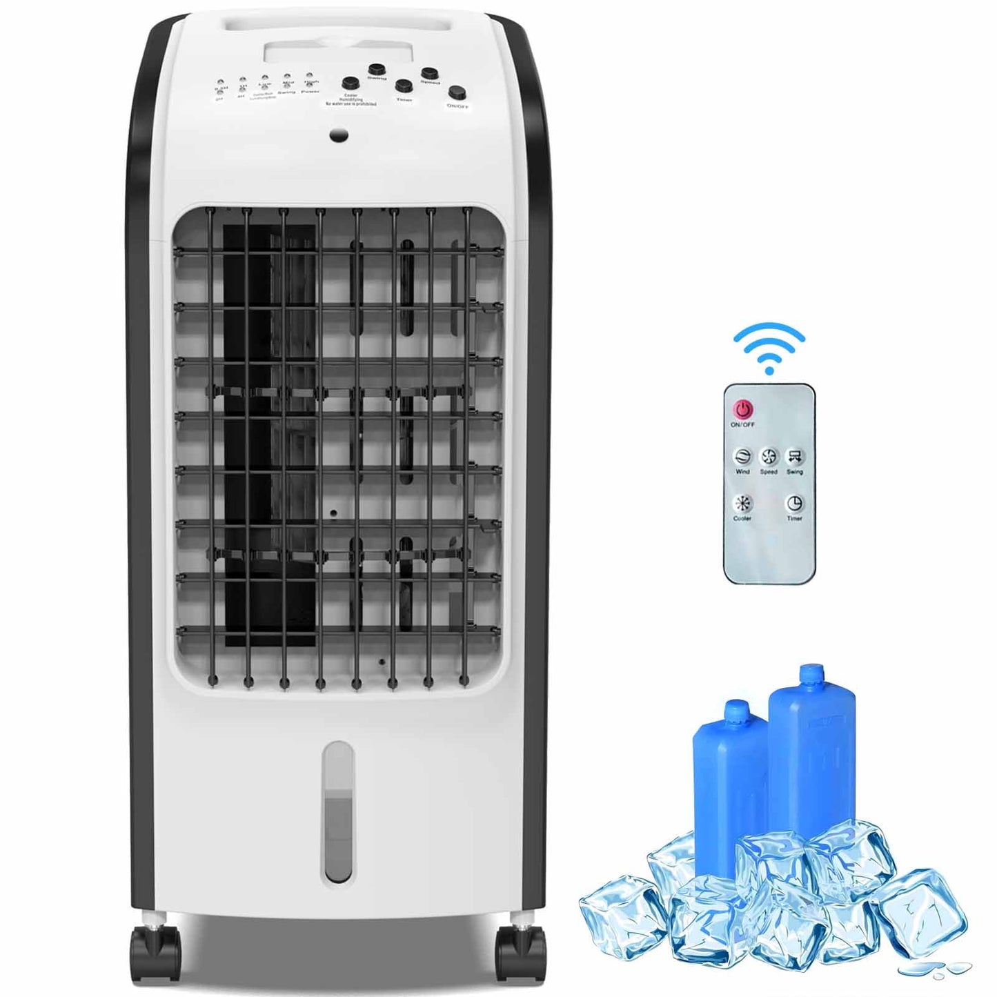 SUGIFT 168 Evaporative Portable Air Cooler Fan & Humidifier, White