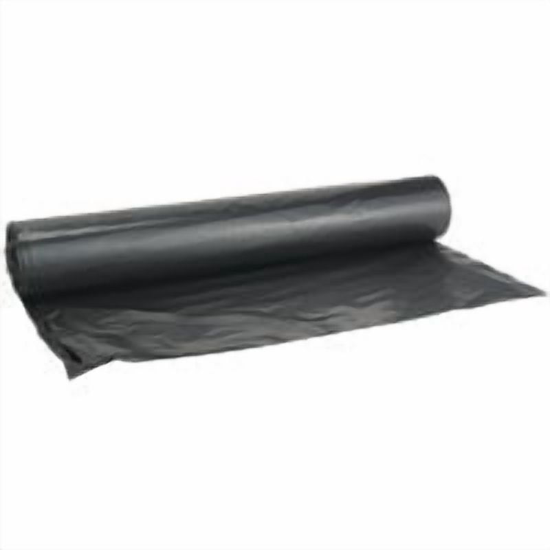 Film-gard 8' X 100' Black Polyethylene Construction Sheeting, 4 Mil
