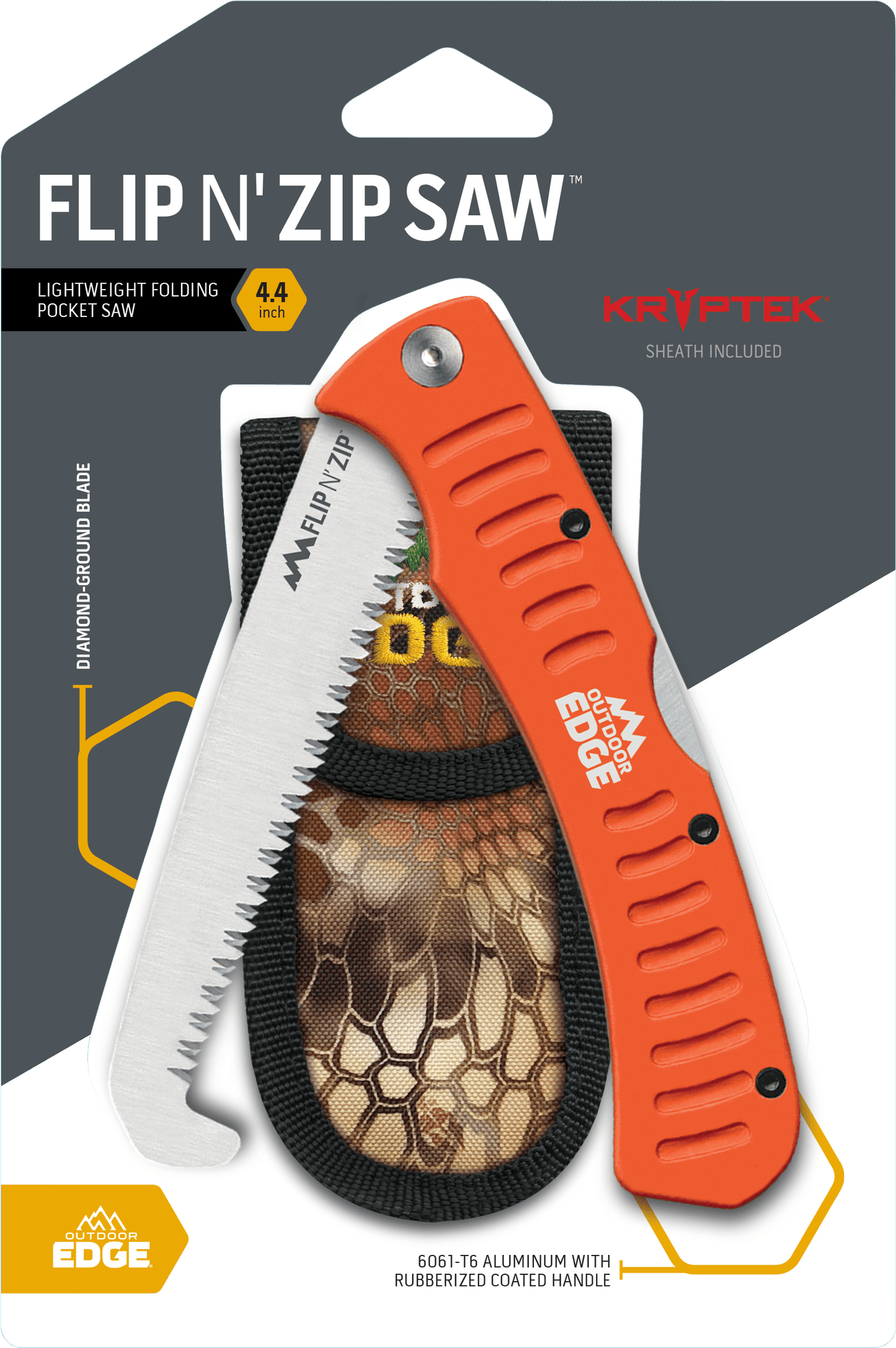 Outdoor Edge Flip n Zip Aluminum Handle Folding Saw