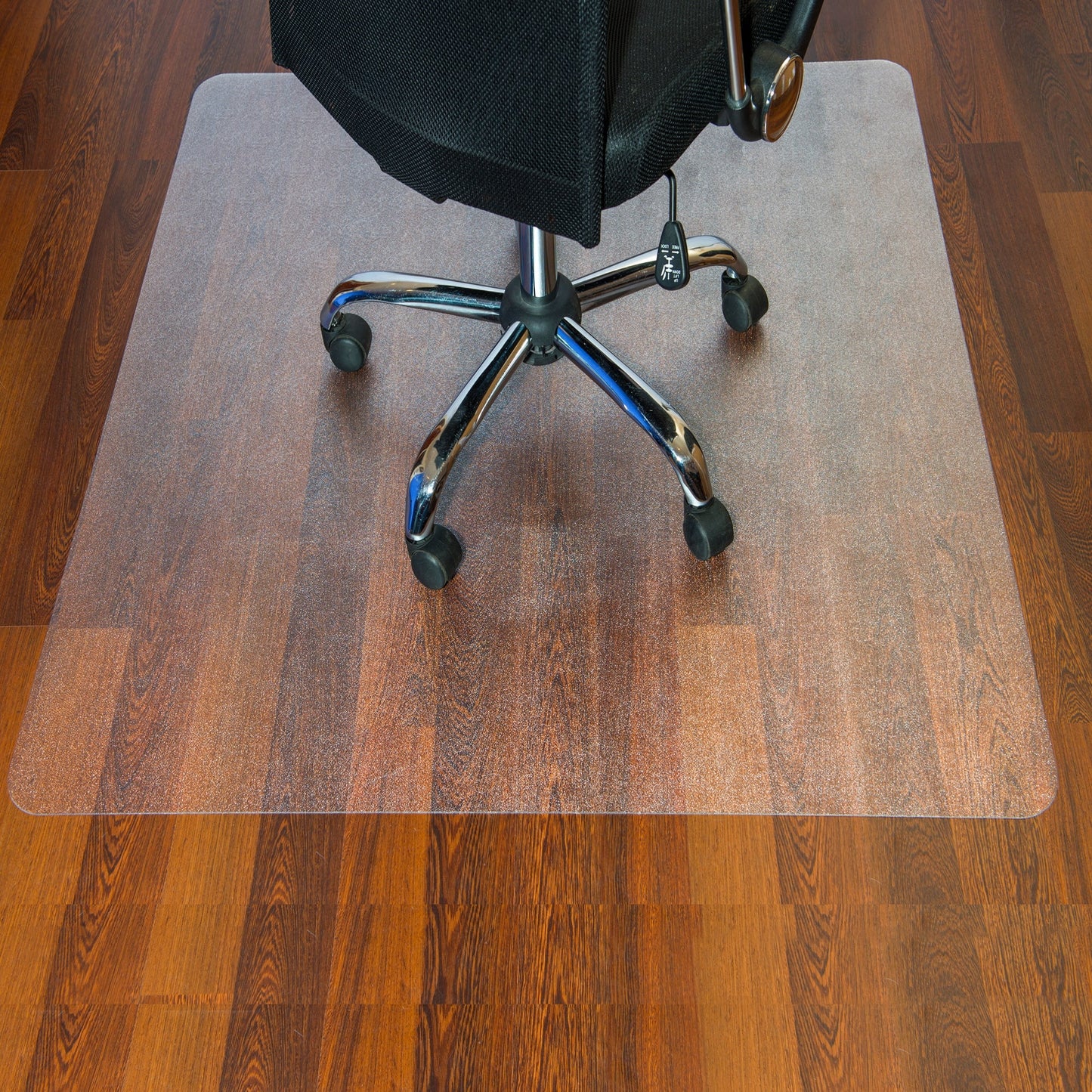 Floortex Ultimat Polycarbonate Square Chair Mat for Hard Floors & Carpet Tiles (48" x 48") -FR1212119ER