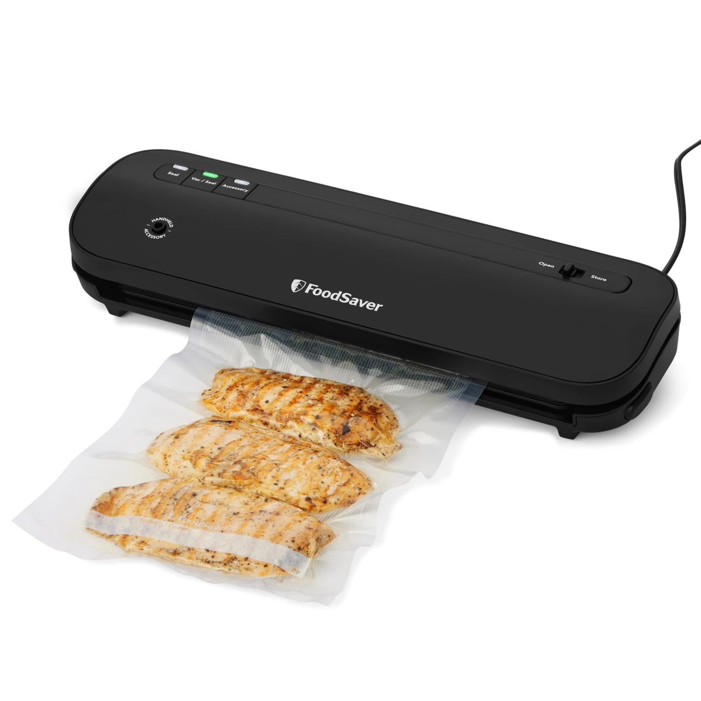 FoodSaver VS1210 Space Saving Vacuum Sealing System, Black