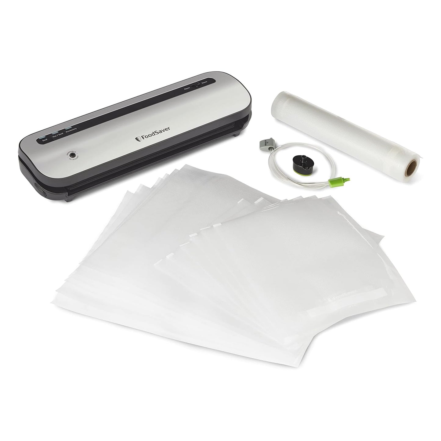 FoodSaver VS1260 Space Saving Vacuum Sealing System in Silver