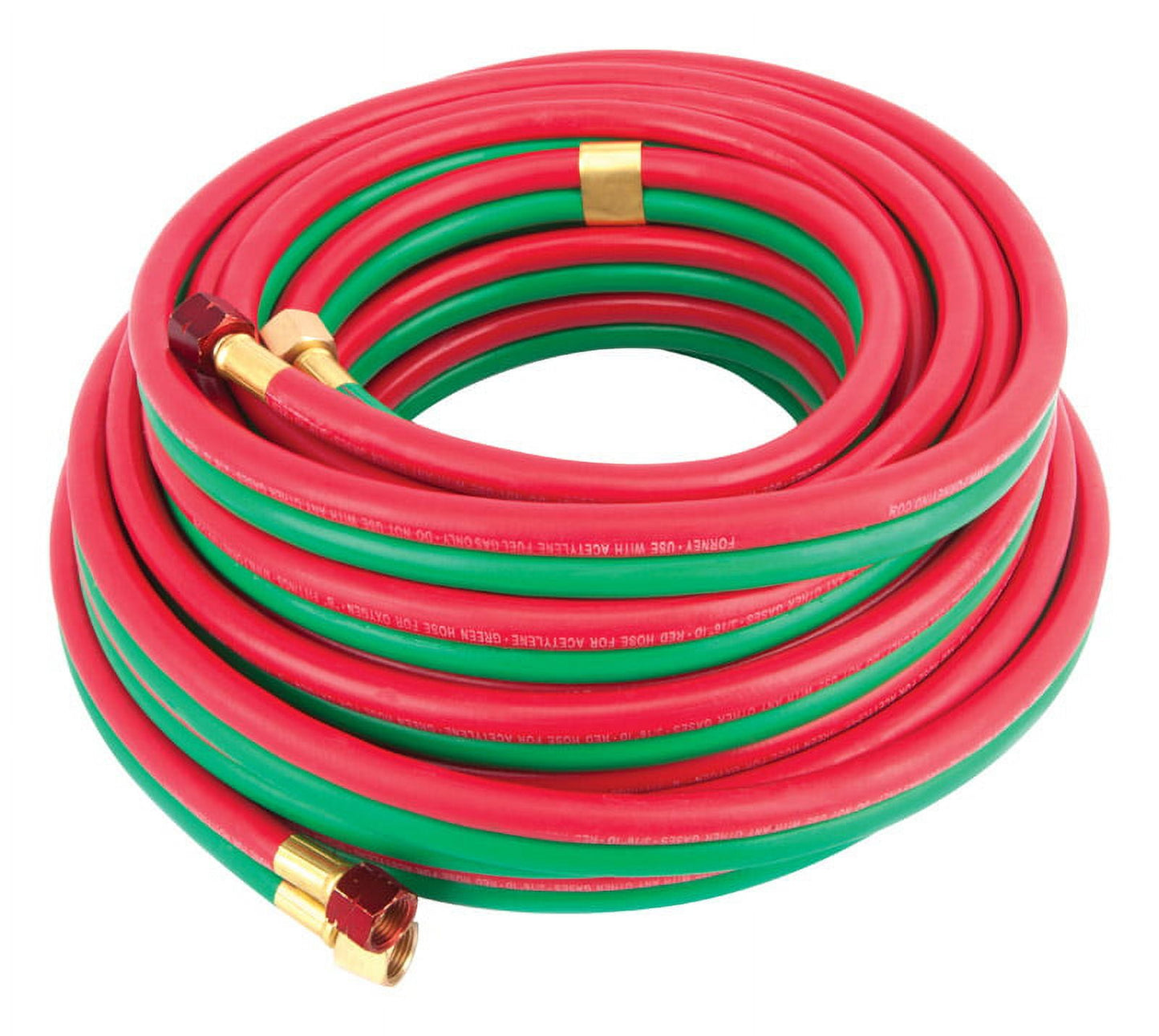 Forney Industries R-Grade Oxy-Acetylene Hose, 3/16 in x 50ft