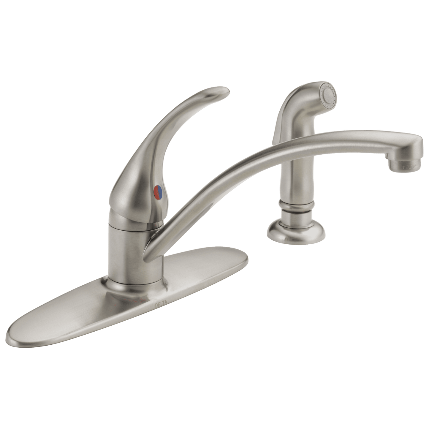 Grifo de Cocina Monomando con Base en Acero Inoxidable B4410LF-SS