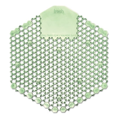 Fresh Products 3WDS60CME Wave 3D Urinal Deodorizer Screen, Cucumber Melon Fragrance - Green