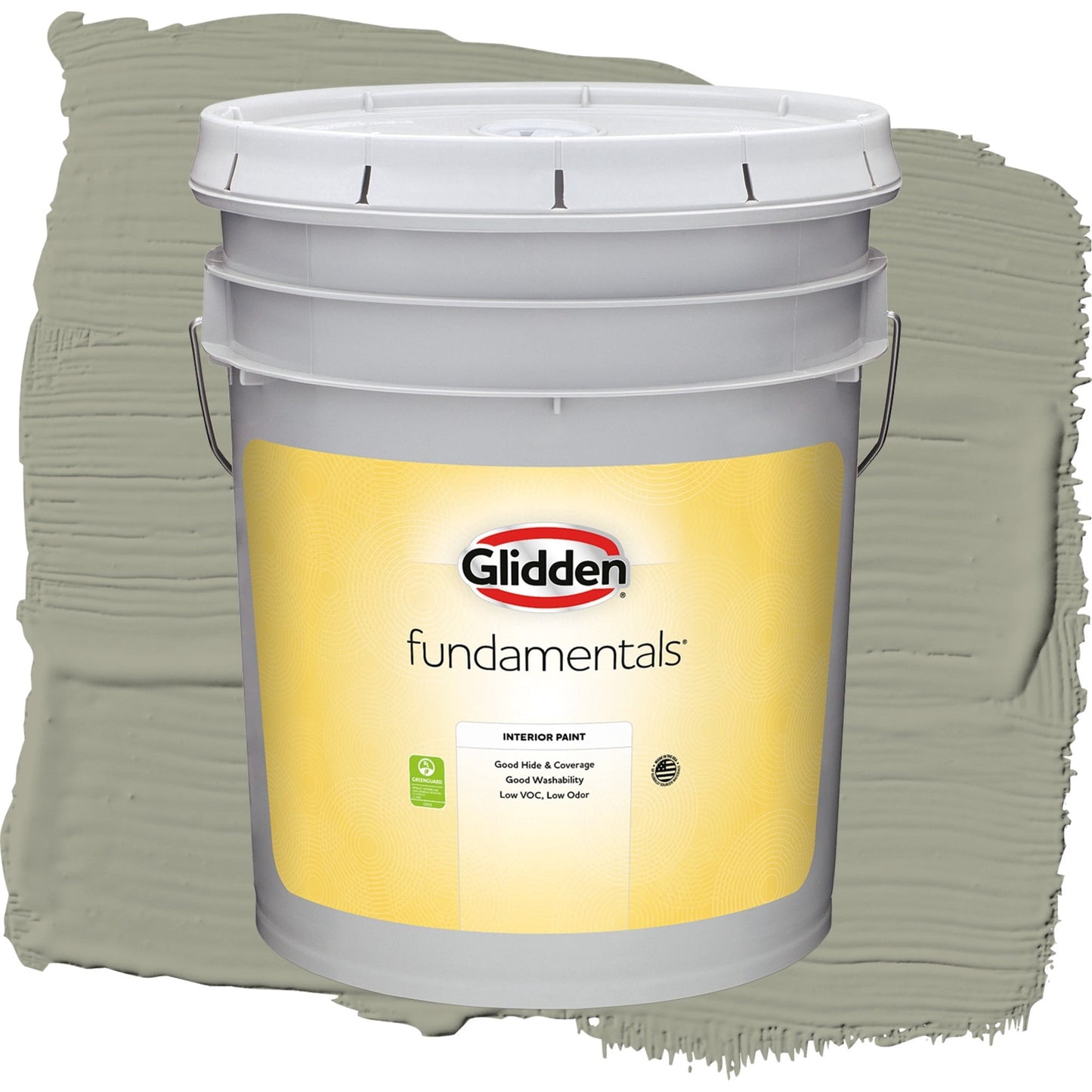 Fundamentals Smoky Slate Interior Paint Flat , 5 Gallon