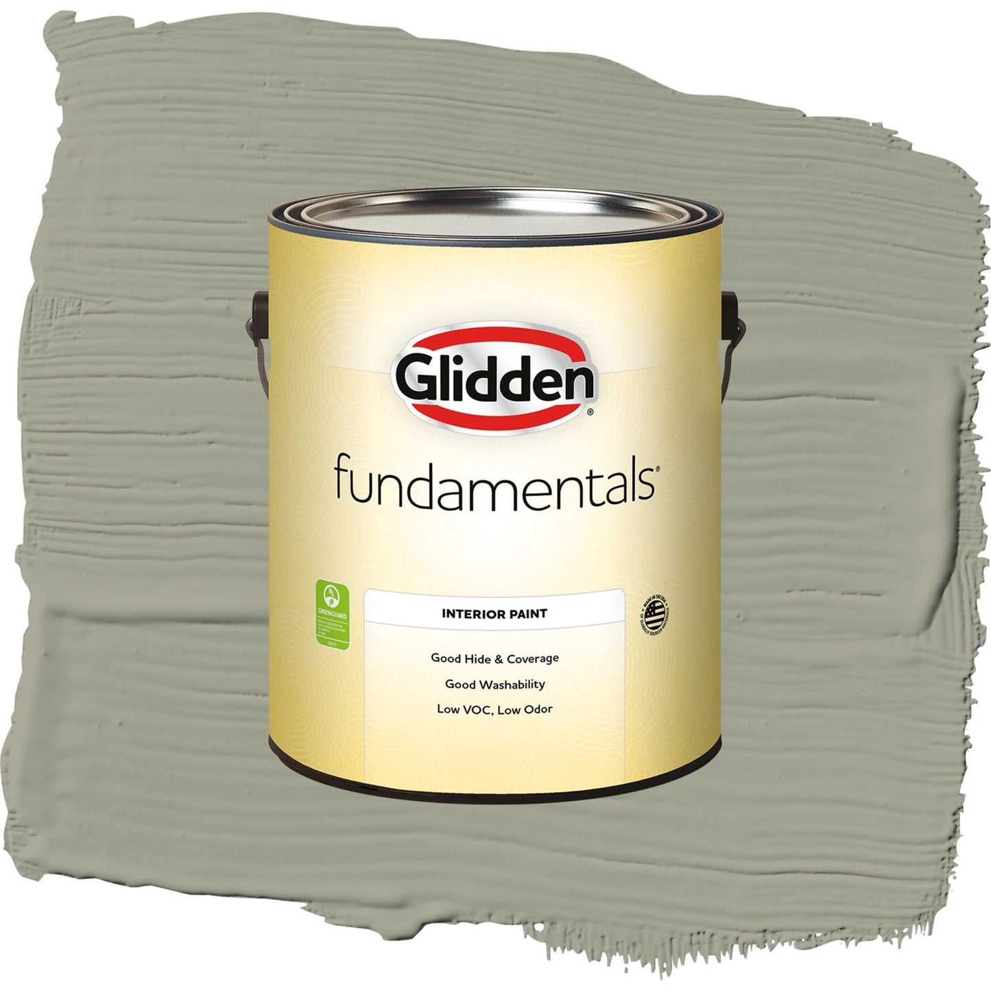 Fundamentals Smoky Slate Interior Paint Semi Gloss , 1 Gallon