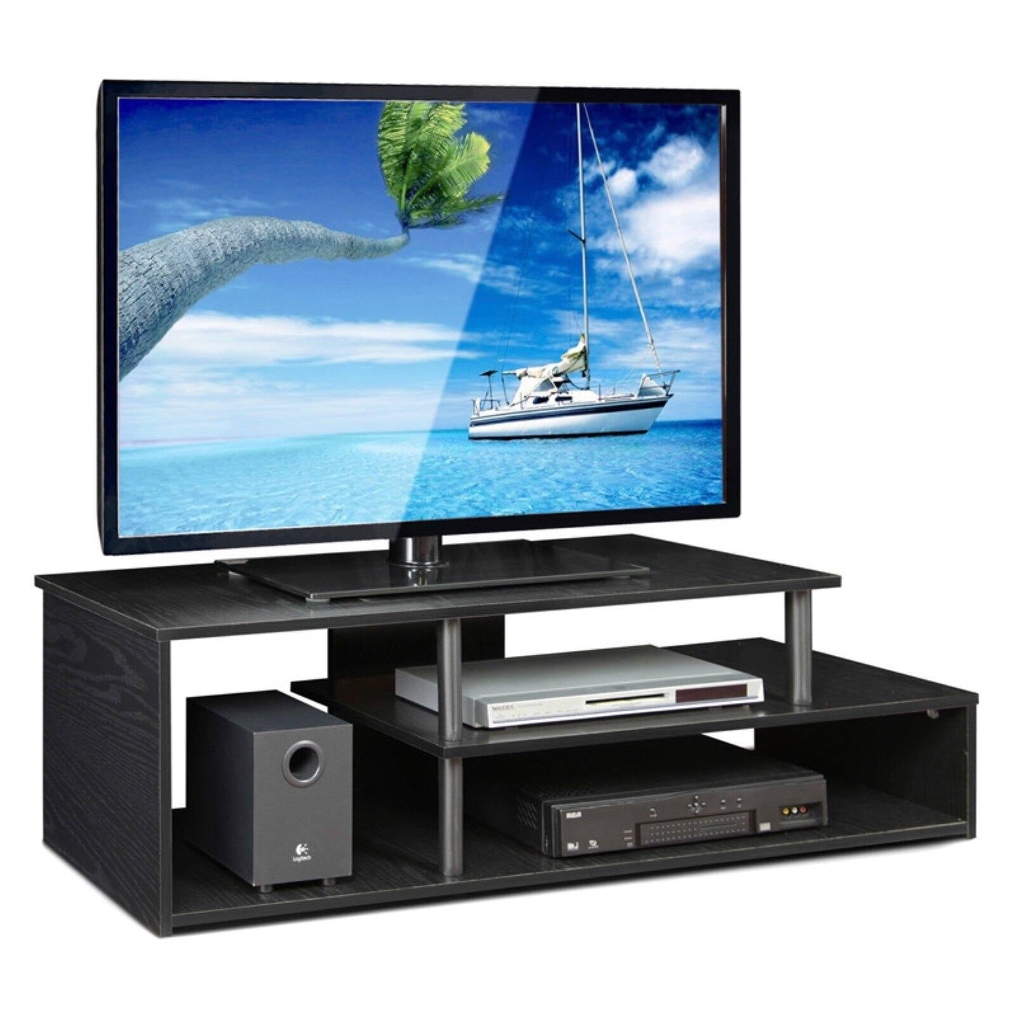 Furinno 15044 Econ Low-Rise TV Stand, Multiple Finishes