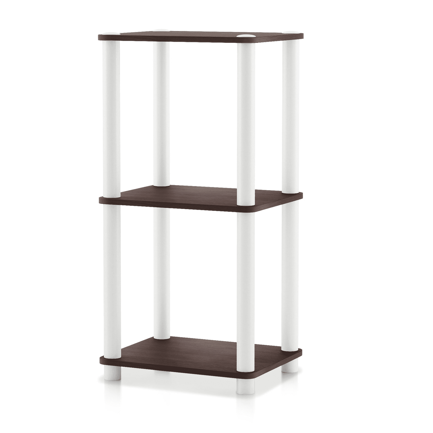 Furniture of America Brooks Adult Open Display Shelf Bookcase, 3-Tier 15-inch Shelves, Espresso