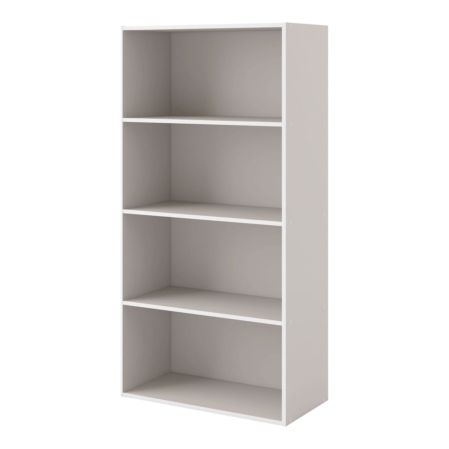 Furniture of America Brooks Librero Apilable de Madera Gris de 4 Niveles