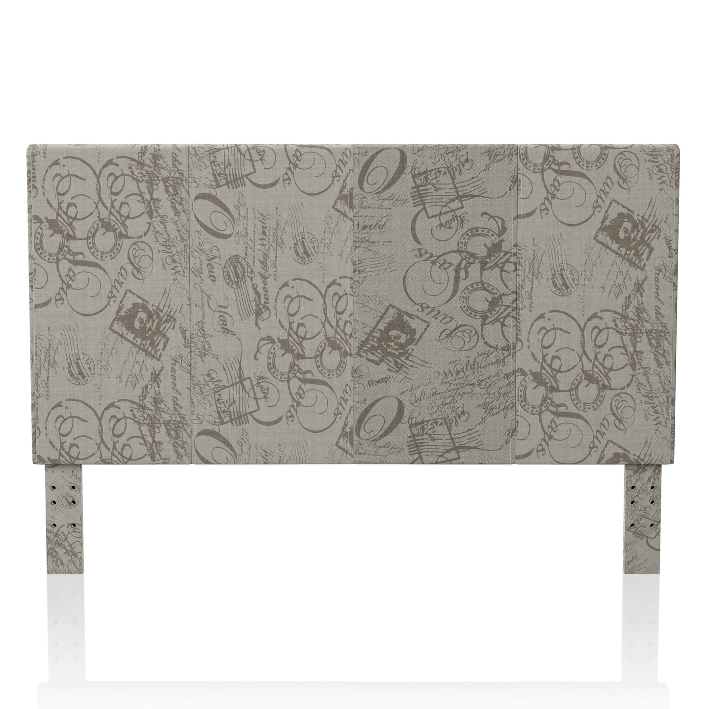 Furniture of America Mellie Fabric Headboard, Full/Queen, World Traveler