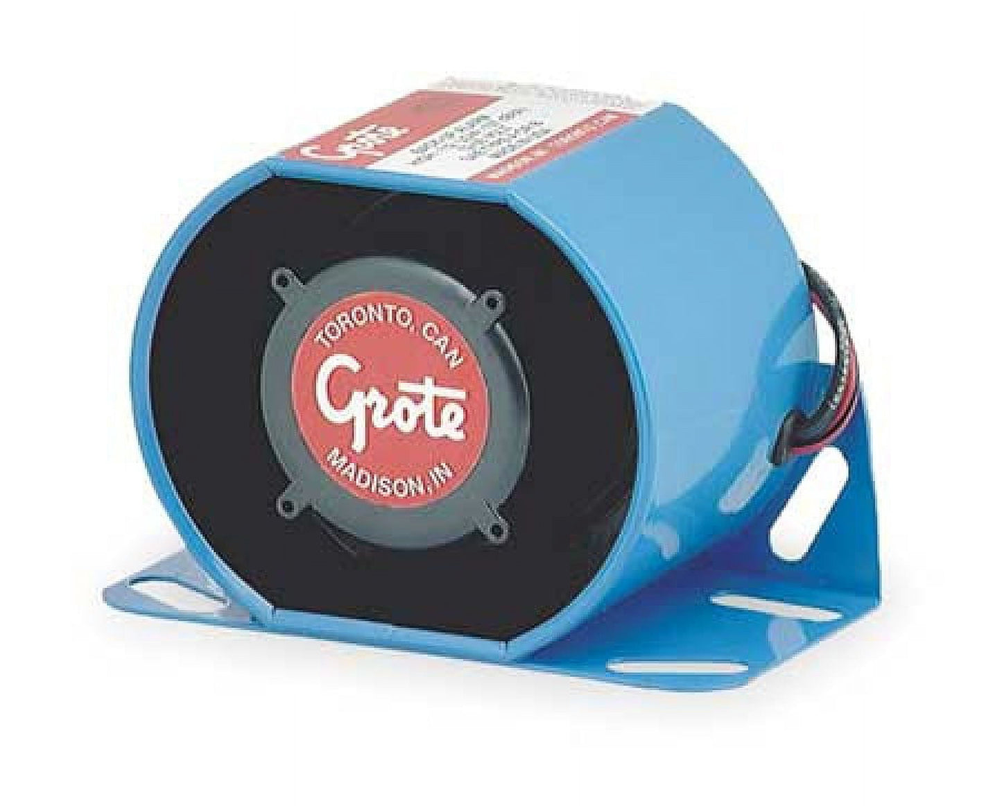 GROTE 73080 Back Up Alarm,87 to 112dB,Blue,4 In. H