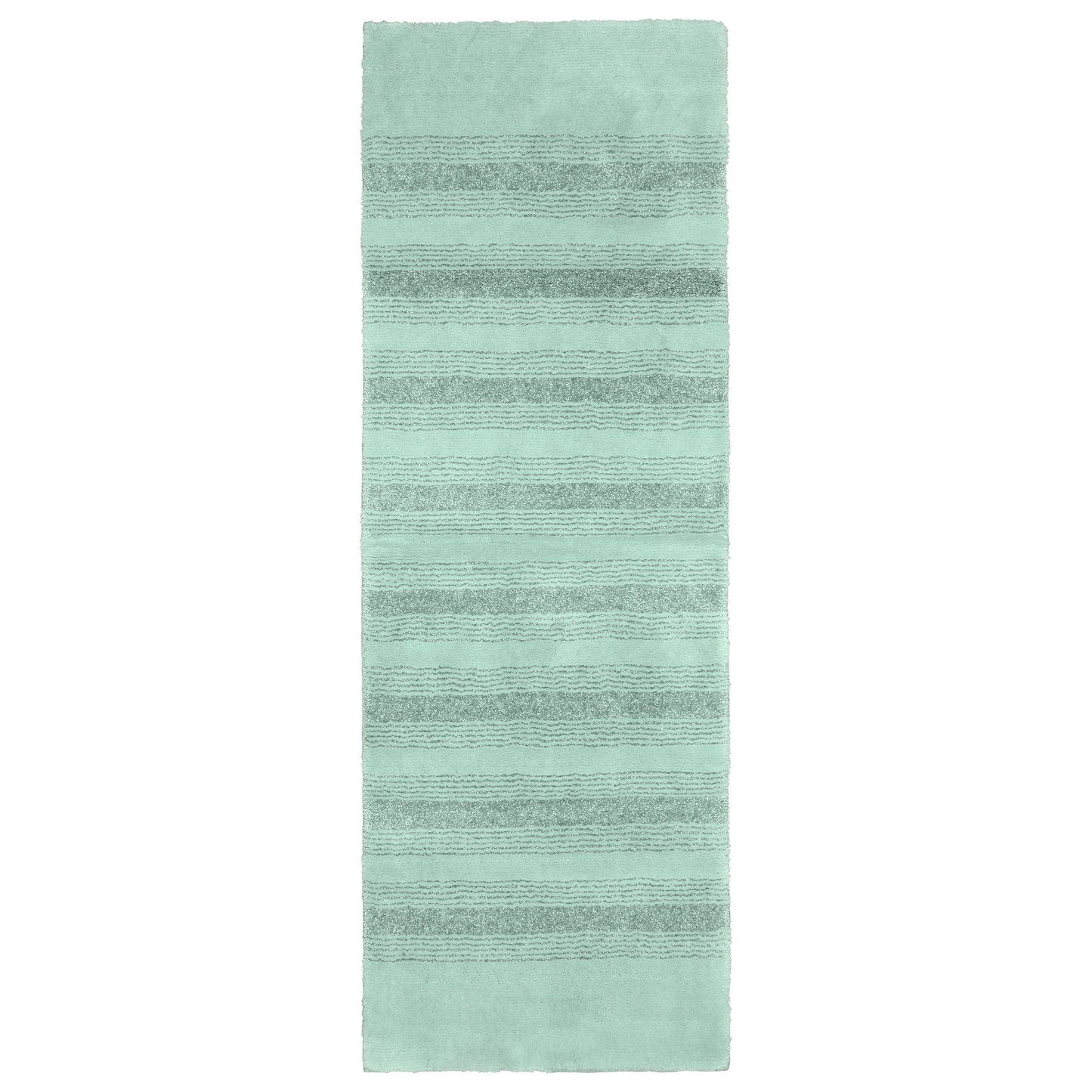 Garland Rug Essence Washable Nylon Sea Foam Bathroom Runner, 22" x 60"