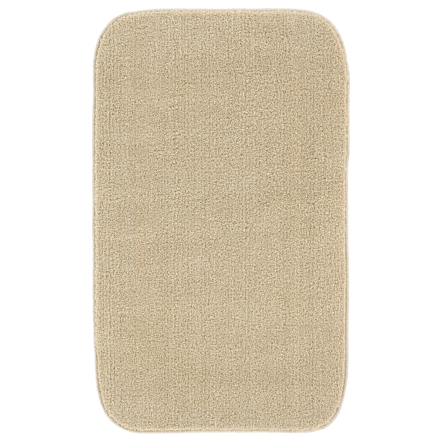 Garland Rug Gramercy Washable Polypropylene Champagne Bath Rug, 24" x 40"