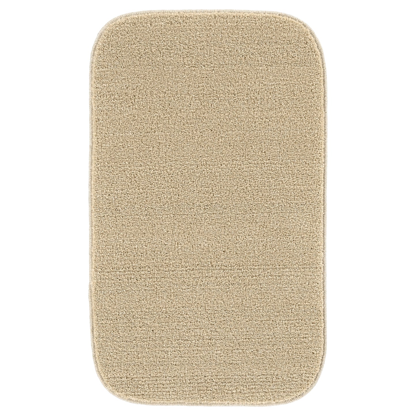 Garland Rug Sedona Washable Polypropylene Champagne Bath Rug, 21" x 34"
