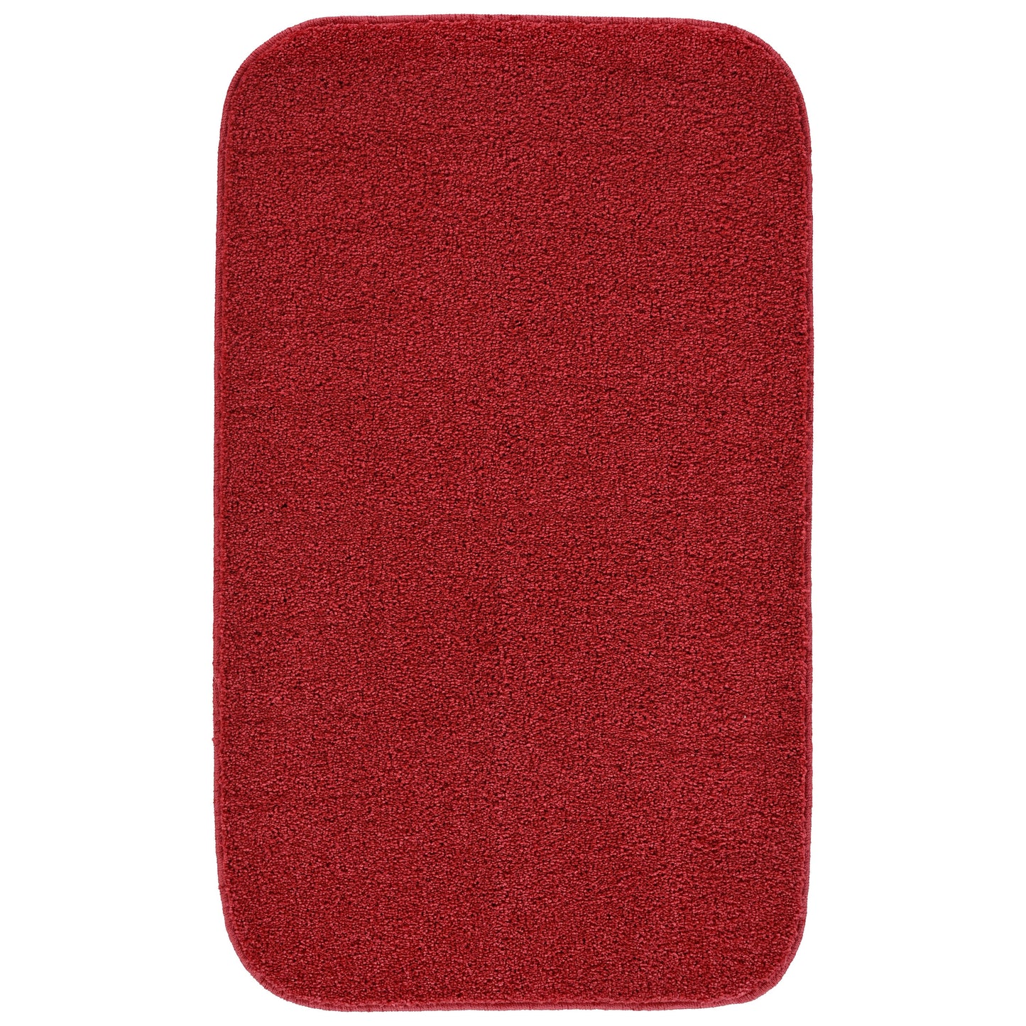 Garland Rug Sedona Washable Polypropylene Classic Red Bath Rug, 24" x 40"