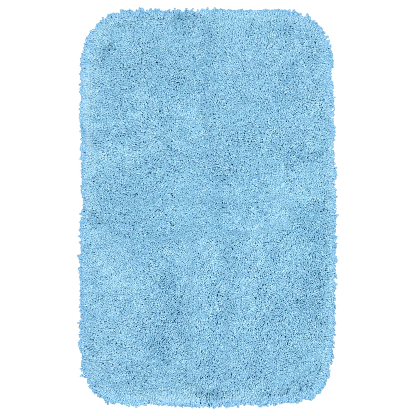 Garland Rug Serendipity Washable Nylon Basin Blue Bath Rug, 24" x 40"