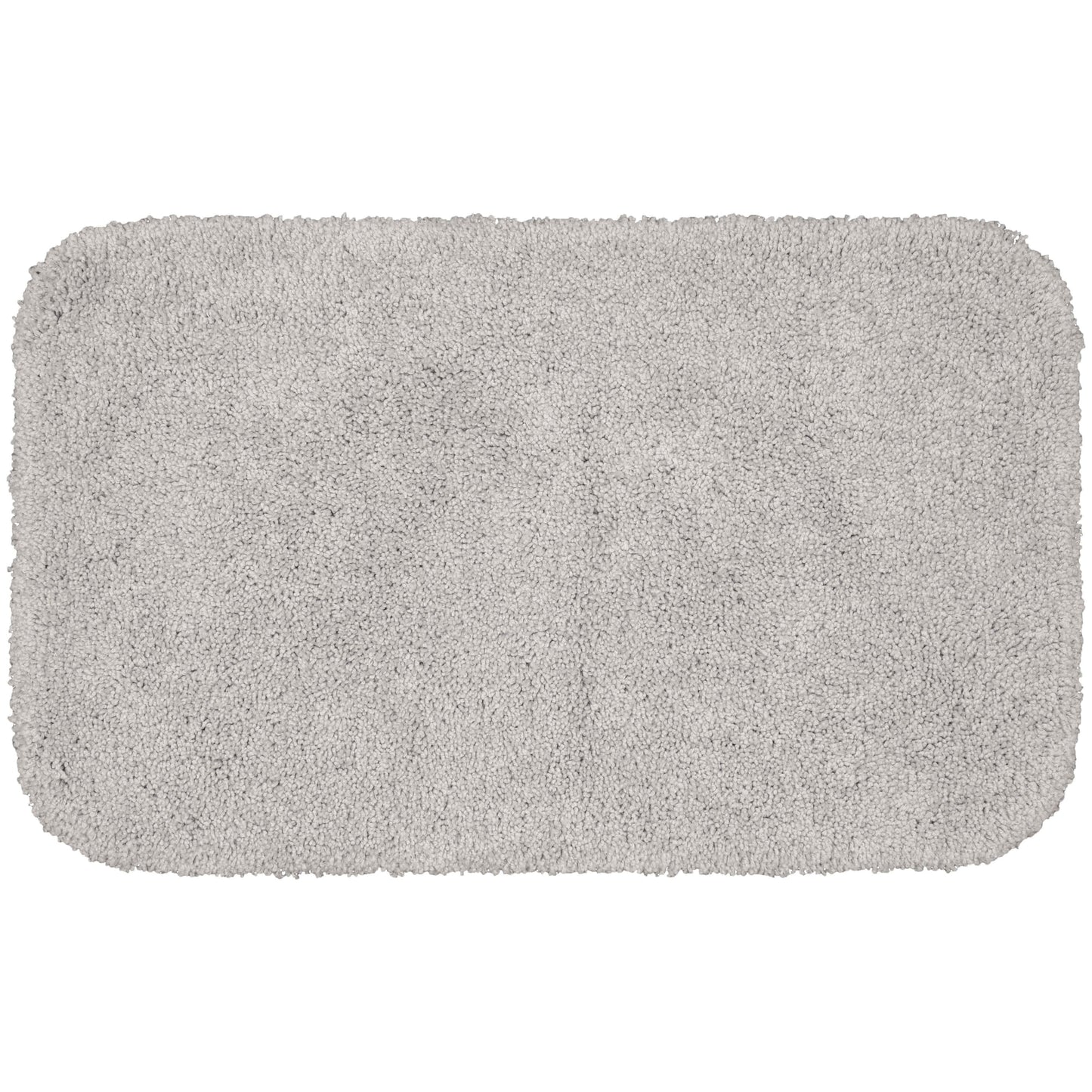 Garland Rug Serendipity Washable Nylon Platinum Gray Bath Rug, 30" x 50"