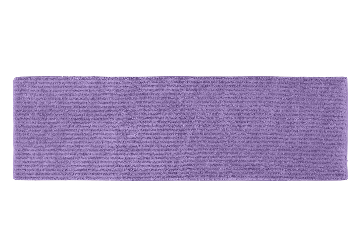 Garland Rug Sheridan Washable Nylon Purple Bathroom Runner, 22" x 60"