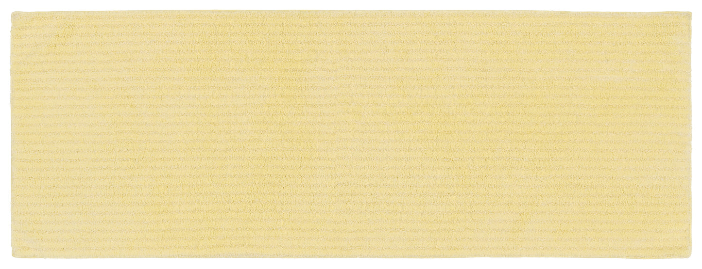 Garland Rug Sheridan Washable Nylon Rubber Ducky Yellow Bathroom Runner, 22" x 60"